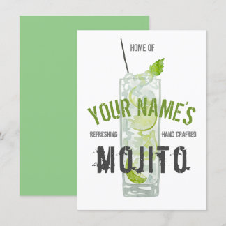 Convite Mojito Personalizado