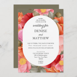 Convite Mola d'água picada no Martini Olive Green