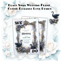 Moldura de Casamento do Cisne Negro – Amor Românti