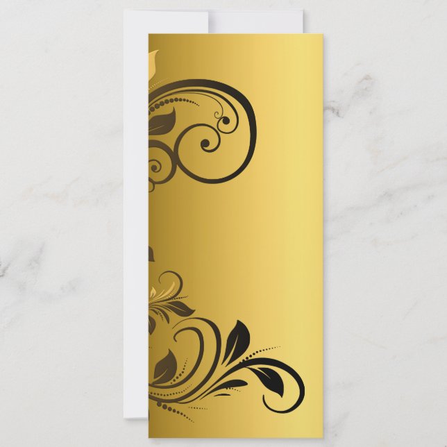 Convite Moldura de Flores (Frente)