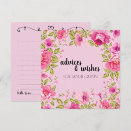 Convite Moldura de Flores & Folhas Vintage - Quadrada 1 + 