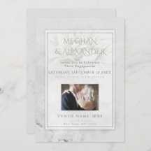 Moldura de Foto do Noivado Dahlia Wild