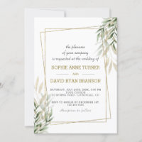 Moldura Dourada de luxo A Aquarela Deixa Casamento