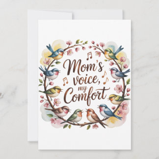 Convite Mom’s Voice, My Comfort
