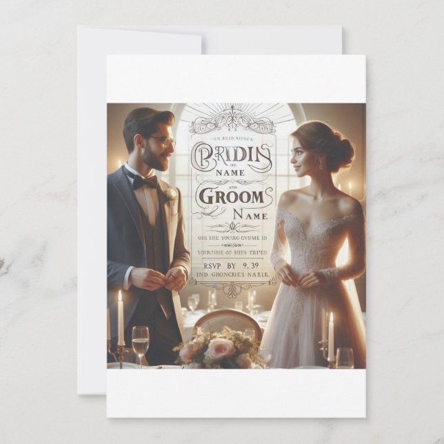 Convite Momentos Encantados: Uma Noite para Lembrar" (Frente)