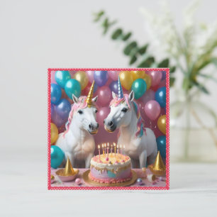 Convite Momentos Mágicos: Uma Bacia De Aniversário De Unic