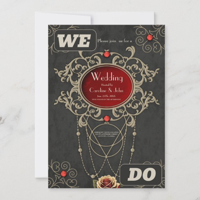 Convite Momentos ouro de amor. (Frente)