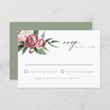 Monet - Dusty Pink Floral Jardim Floral RSVP