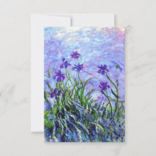 Convite Monet Lilac Irises
