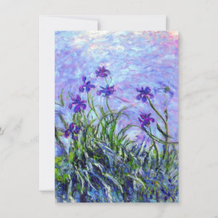 Convite Monet Lilac Irises