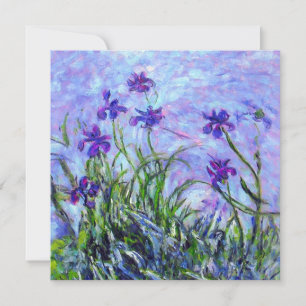 Convite Monet Lilac Irises