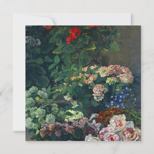 Convite Monet Spring Flowers (Frente)