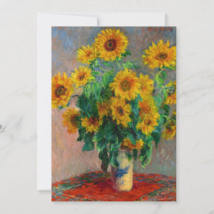 Convite Monet Sunflower