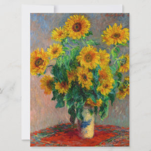 Convite Monet Sunflower