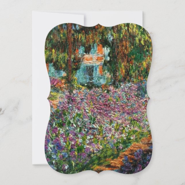 Convite Monet The Artist Garden at Giverny (Frente)