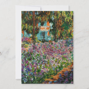 Convite Monet The Artist Garden at Giverny