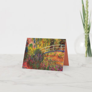 Convite Monet Water Lily Pond and Water Irises