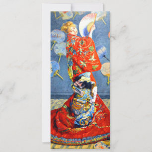 Convite Monet Woman em Figurino Japonês