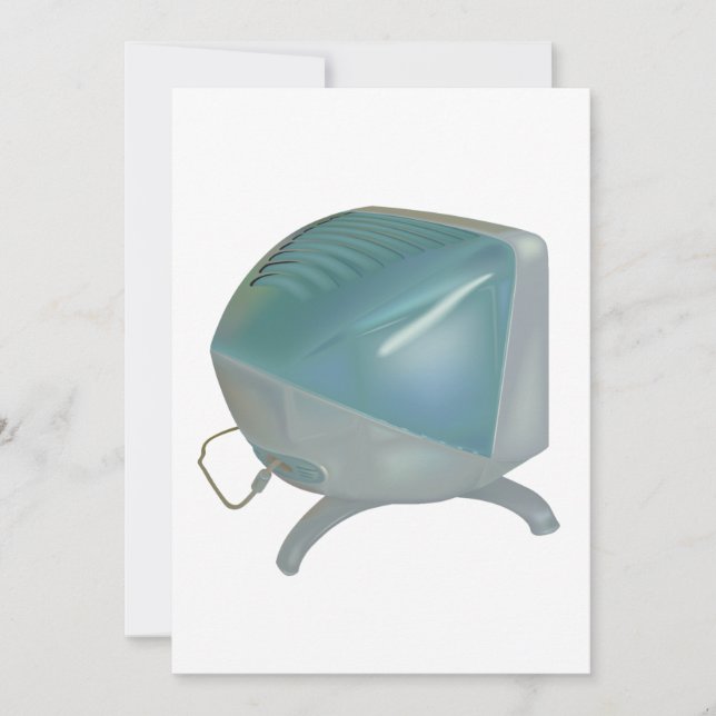 Convite Monitor CRT antigo (Frente)