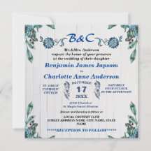 Monograma Botânico Rústico Casamento Personalizado