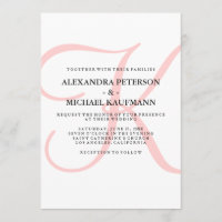 Monograma Clássico Vertical Moderno em Casamento R