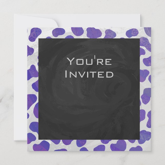 Convite Monograma, Dalmaciano, Impressão (Frente)