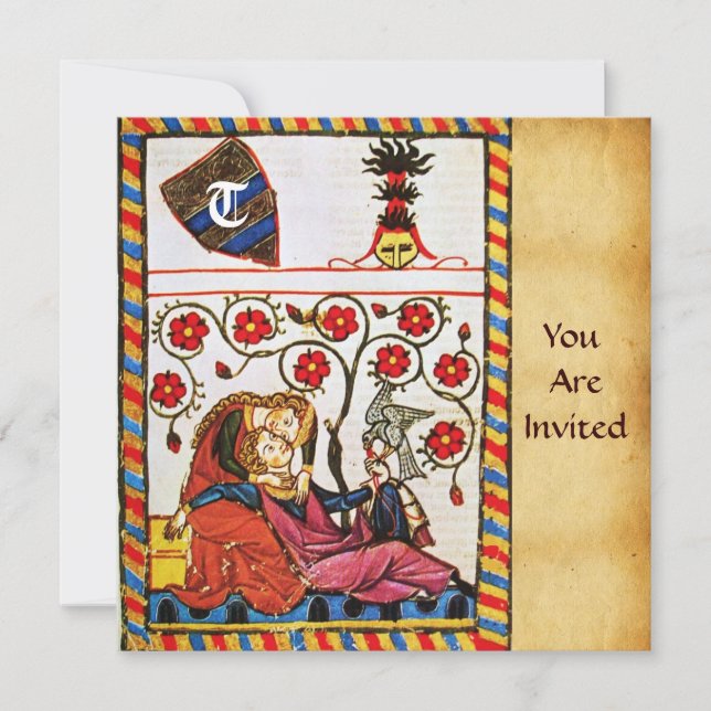 CONVITE MONOGRAMA DE AMOR ETERNO (Frente)