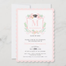 Monograma de Graduação em Fita Coquette