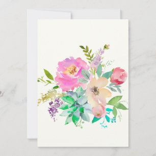 Convite Monograma de Jardim Inglês à Tarde