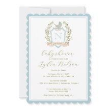 Monograma de repouso de Carruagem bebê | Chá de fr