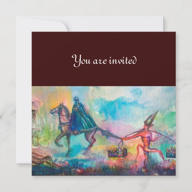 Convite Monograma de TEMPTAÇÃO amarelo (Frente)