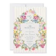 Monograma Floral Colorida Francês Monograma Vintag