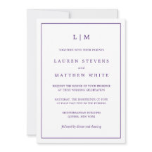 Monograma, Joias, Roxo, Tudo Em Um Casamento