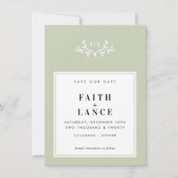 MONOGRAMA SALVE A DATA DO simples galho giro verde