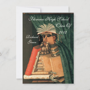 CONVITE MONOGRAMA SEAL DE SEAL DE PARCHMENT DE GRADUAÇÃO