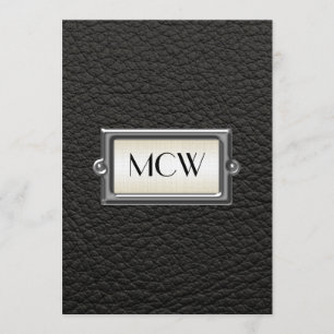 Convite Monogrammed - Letra Executive Men Personalizada