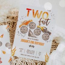 Monster Truck Boy Dois Festa Rápida de segundo ani