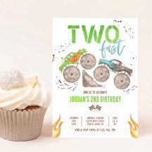 Monster Truck Dois Aniversário Rápido de 2 Anos