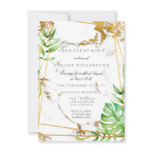 Monstera Frame Dourado Greenery Marble Estrelas Tr