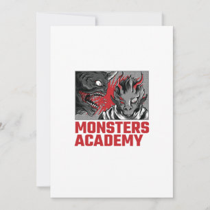CONVITE MONSTERS ACADEMY