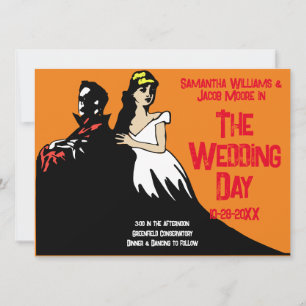 Convite Monstro de filmes em negrito Vintage