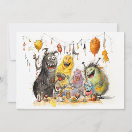 Convite Monstro! Festa de Halloween