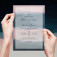 Montanha e Casamento do Lago Rustic Snow-Capped