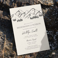 Montanha Pine Tree Outdoor Bridesmaids Luncheids