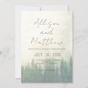 Convite Montanha Themed Wedding