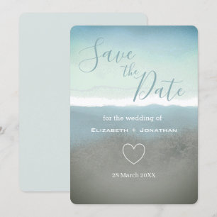 Convite Montanhas Blue Ridge salvem a data