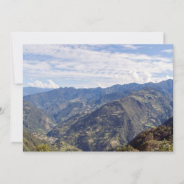 Convite Montanhas orientais pacíficas do Butão - Himalaya