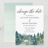 Montanhas russas aquarela da floresta Alterar a Da