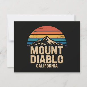 Convite Monte Diablo Califórnia