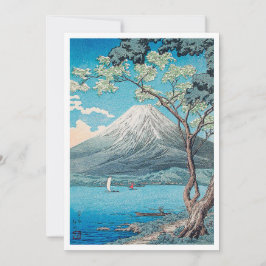 Convite Monte Fuji do Lago Yamanaka impresso por H.Takahas